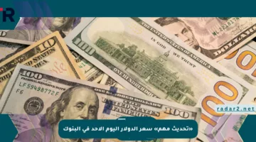 «تحديث مهم» سعر الدولار اليوم الأحد في البنوك